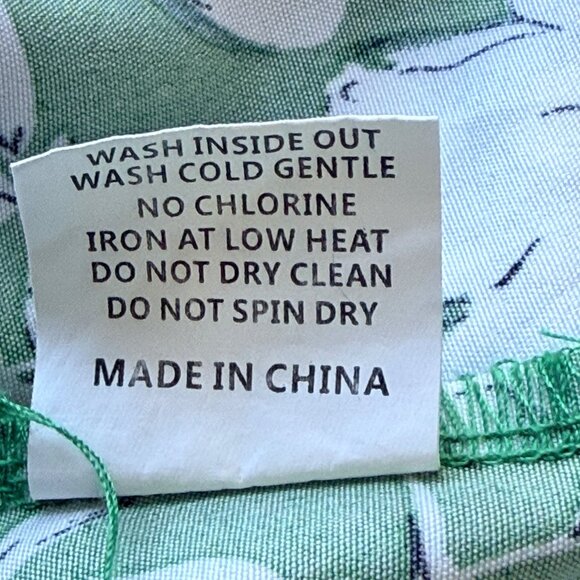 Keluummi Dress Womens 22 Green Floral V Neck Elbow Sleeve Midi Summer - Picture 7 of 8